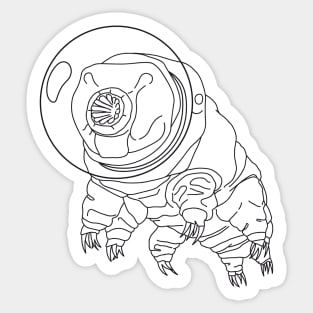 Space tardigrade Sticker